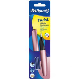 Produktbild für Füller Pelikan Twist Girly Rose P457, Feder M