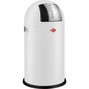 Produktbild für Mülleimer Wesco Pushboy, weiß matt