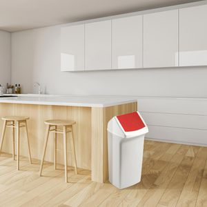 Produktbild für Mülleimer Durable Durabin Flip, VEH2012037, rot
