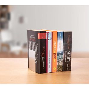 Produktbild für Buchstütze Maul 3513305, schmal, glasklar