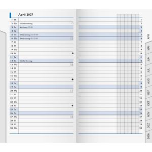 Produktbild für Taschenkalender Brunnen 1075300007, Ersatzkalendarium, 2027