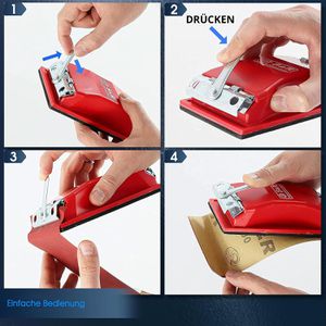 Produktbild für Handschleifer S&amp;R Schleifpapier-Set, 81-teilig