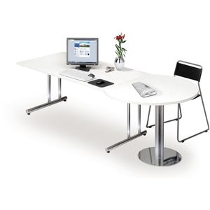 Produktbild für Anbautisch Kerkmann Artline, 7667, weiß