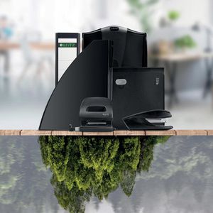 Produktbild für Heftgerät Leitz 5604-00-95, NeXXt recycle, inkl. 200 Klammern