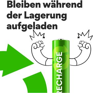 Produktbild für Akku GP Recharge 1,2 V, 800 mAh