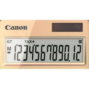 Produktbild für Taschenrechner Canon KS-125KB, MwSt-Berechnung, gold