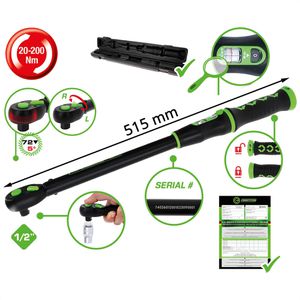 Produktbild für Drehmomentschlüssel KS-Tools COMPETITION, 512.0015