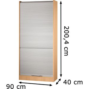 Produktbild für Rollladenschrank Hammerbacher N-Serie, aus Holz