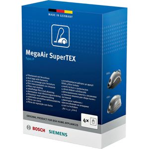 Staubsaugerbeutel Bosch MegaAir SuperTEX BBZ41FP, 4 Stück