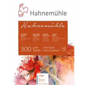 Produktbild für Aquarellpapier Hahnemühle Echt-Bütten, 24 x 32 cm