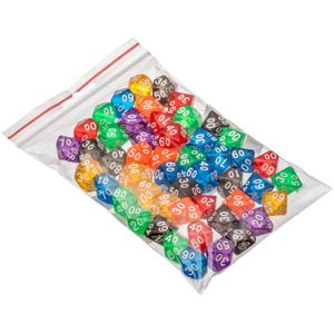 Produktbild für Würfel Philos 7570, Zehner 00-90, bunt