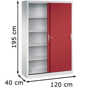 Produktbild für Schiebetürenschrank CP-Möbel Acurado C2000, Metall