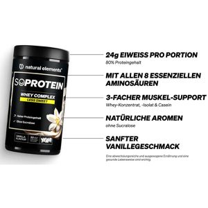 Produktbild für Proteinpulver natural-elements SOPROTEIN Whey Complex, 1 kg