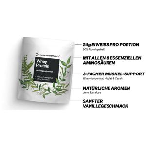 Produktbild für Proteinpulver natural-elements Whey Protein, 1 kg