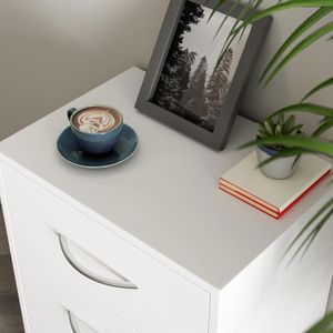 Produktbild für Nachttisch CASARIA Eloise, 109454, weiß