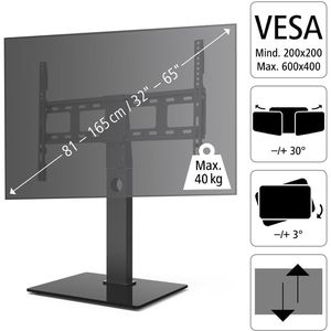 Produktbild für TV-Ständer Hama 220867 Fullmotion, schwarz