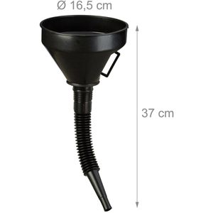 Produktbild für Trichter Relaxdays 10032592, schwarz, 5-teiliges Set