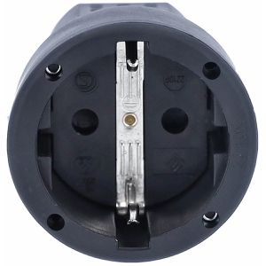 Produktbild für Schutzkontakt-Kupplung as-Schwabe 62224, schwarz