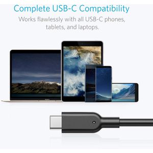 Produktbild für Ladekabel Anker PowerLine II, schwarz, 0,9m