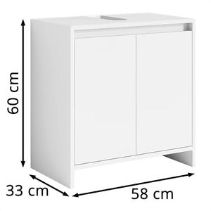 Produktbild für Waschbeckenunterschrank Vicco Emma, stehend
