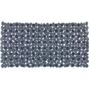 Wenko Antirutschmatte 22501100, Badewanneneinlage, für Badewanne, 36 x 71cm, anthrazit