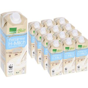 Produktbild für Milch Edeka fettarme H-Milch 1,5% Fett, BIO
