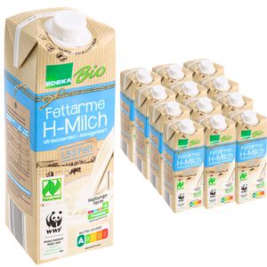 Milch Edeka fettarme H-Milch, Fettgehalt 1,5%