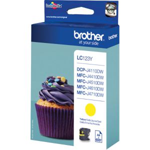 Produktbild für Tinte Brother LC-123Y gelb