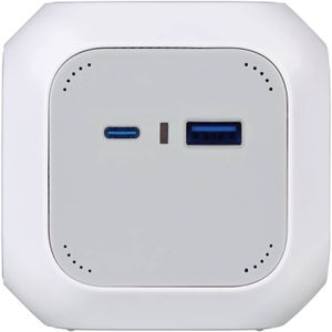 Produktbild für Steckdosenwürfel Brennenstuhl ALEA-Power, weiß / grau