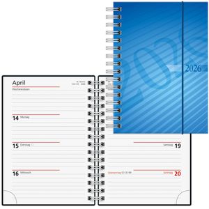 Buchkalender Rido-Ide perfect/Technik blau, 2026