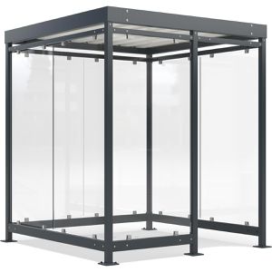 Personenunterstand WSM Köln K2 c/b BS, anthrazit, aus Metall
