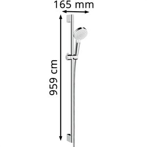 Produktbild für Brausegarnitur hansgrohe Crometta Vario, verchromt