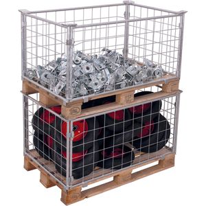 Produktbild für Palettenaufsatz VARIOfit Typ 62, vpa-080.021, verzinkter Stahl