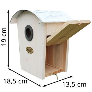 Produktbild für Vogelhaus Habau Nistkasten 2963, FluglochØ 28/32mm