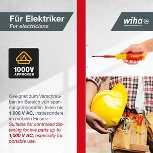 Produktbild für Schraubendreher Wiha LiftUp electric VDE, 41157, Set