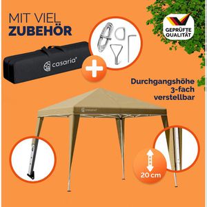 Produktbild für Pavillon CASARIA Capri Popup, 105734, beige