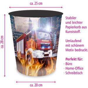 Produktbild für Papierkorb itenga 33106447, Feuerwehr