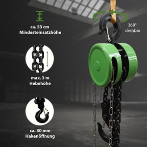 Produktbild für Kettenzug Trutzholm 41495, Flaschenzug
