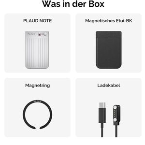 Produktbild für Diktiergerät Plaud Note Silver