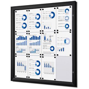 Produktbild für Schaukasten Showdown-Displays schwarz, außen