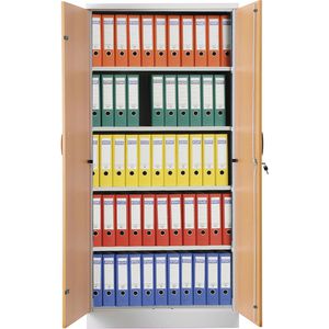 Produktbild für Aktenschrank G-Office FLC/WD.19, aus Metall / Holz