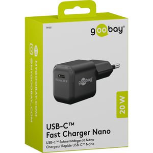 Produktbild für USB-Ladegerät Goobay Nano 79150, 20 Watt