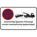 Parkplatzschild