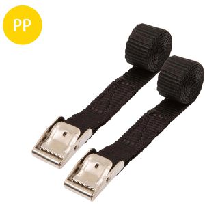 Spanngurt Conacord 518082, schwarz, mit Klemmschloss
