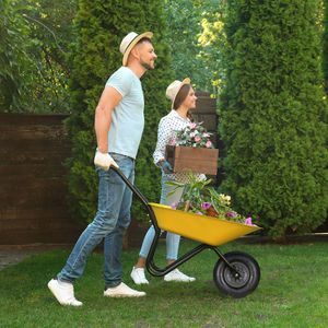 Produktbild für Schubkarrenrad Relaxdays 4.00-6, luftbereift