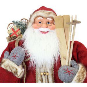 Produktbild für Weihnachtsfigur Frank-Flechtwaren Nikolaus XXL