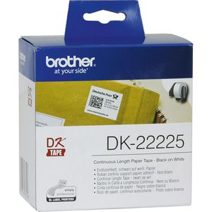 Produktbild für Brother-Etiketten Brother DK-22225, weiß