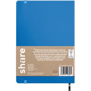 Produktbild für Notizbuch share 4-0014010, Upcycling, Kunstleder Hardcover