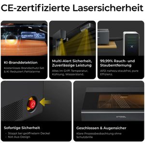 Produktbild für Graviermaschine xTool P2S 55W, LK1, 600 x 308mm