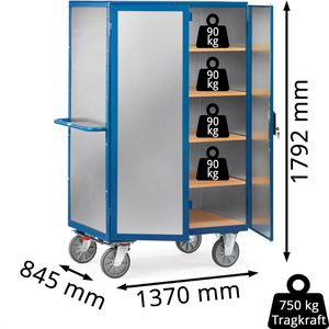 Produktbild für Etagenwagen Fetra Kastenwagen, 5593